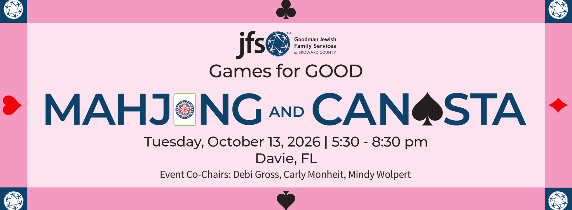 Games for Good: An Evening of Mahjong and Canasta